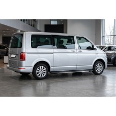 Бокові пороги Bosphorus Grey (2 шт., алюміній) Довга база для Volkswagen T6 2015-2024 рр