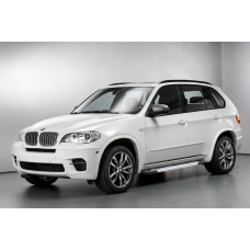 Боковые Подножки New Vision Grey (2 шт., Алюминий) для BMW X5 E-70 2007-2013 гг