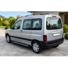Бокові пороги New Vision Black (2 шт., алюміній) для Citroen Berlingo 1996-2008 рр