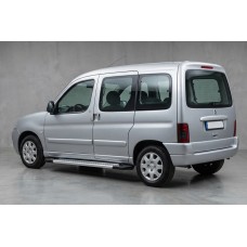 Бокові пороги New Vision Grey (2 шт., алюміній) для Citroen Berlingo 1996-2008 рр