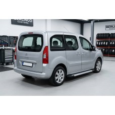 Бокові пороги New Vision Grey (2 шт., алюміній) для Citroen Berlingo 2008-2018 рр