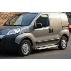 Бокові пороги New Vision Grey (2 шт., алюміній) для Citroen Nemo 2007-2017 рр