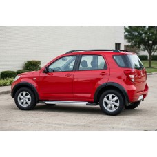 Бокові пороги New Vision Grey (2 шт., алюміній) для Daihatsu Terios 2006-2017 рр