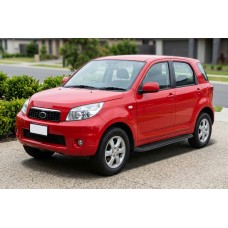 Бокові пороги Tayga Black (2 шт., алюміній) для Daihatsu Terios 2006-2017 рр