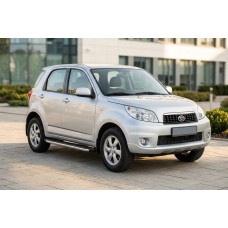 Бокові пороги BlackLine (2 шт., алюміній) для Daihatsu Terios 2006-2017 рр