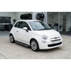 Боковые Подножки BlackLine (2 шт., Алюминий) для Fiat 500/500L 2013-2022 гг