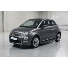 Боковые Подножки Tayga Black (2 шт., Алюминий) для Fiat 500/500L 2013-2022 гг