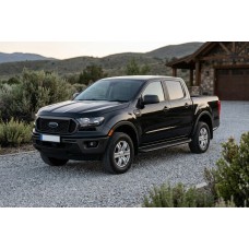 Боковые Подножки Tayga Black (2 шт., Алюминий) для Ford Ranger 2011–2022 гг