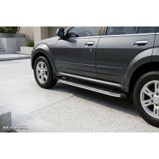 Боковые Подножки BlackLine (2 шт., Алюминий) для GreatWall Haval/Hover H3 2005-2013 гг