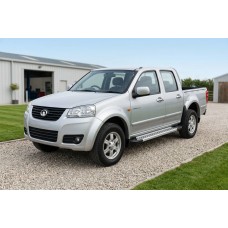 Боковые Подножки New Vision Grey (2 шт., Алюминий) для GreatWall Wingle 5 2006- гг