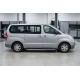 Боковые пороги BlackLine (2 шт., алюминий) для Hyundai H300, H1, Starex 2008-2020 гг