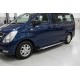 Боковые Подножки Line (2 шт., Алюминий) для Hyundai H300, H1, Starex 2008-2020 гг