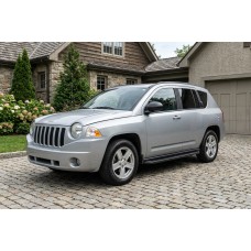 Боковые Подножки Tayga Black (2 шт., Алюминий) для Jeep Compass 2006-2016 гг