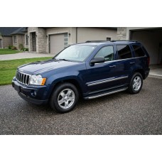 Бокові пороги BlackLine (2 шт., алюміній) для Jeep Grand Cherokee WK 2004-2010 рр