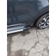 Боковые пороги Vision New Grey (2 шт., алюминий) для Kia Sportage 2015-2021 гг