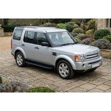 Боковые Подножки Tayga Black (2 шт., Алюминий) для Land Rover Discovery III 2004–2009 гг