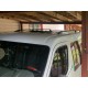 Рейлінги Чорні ExtraLong, чавунні ніжки для Opel Movano 2010-2021 рр