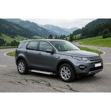 Бокові пороги Vision New Grey (2 шт., Алюміній) 2014-2019 для Land Rover Discovery Sport 2014- рр