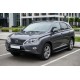 Бокові пороги RedLine Black (2 шт, алюміній) для Lexus RX 2009-2015 рр