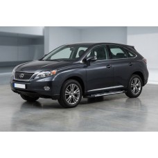 Бокові пороги Sunrise (2 шт, алюміній) для Lexus RX 2009-2015 рр