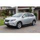 Боковые Подножки Tayga Black (2 шт, Алюминий) для Lexus RX 2009-2015 гг