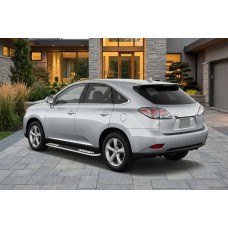 Бокові пороги Tayga V2 (2 шт, алюміній) для Lexus RX 2009-2015 рр