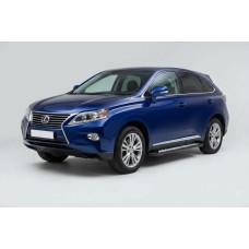 Бокові пороги New Vision Black (2 шт, алюміній) для Lexus RX 2009-2015 рр