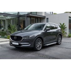 Бокові пороги New Vision Grey (2 шт., алюміній) для Mazda CX-5 2017- рр