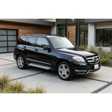 Боковые Подножки New Vision Grey (2 шт., Алюминий) для Mercedes GLK сlass X204 2008-2015 гг