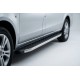 Боковые пороги BlackLine (2 шт., алюминий) Короткая и Средняя для Mercedes Vito W639 2004-2014 гг