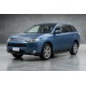 Боковые Подножки Tayga Black (2 шт., Алюминий) для Mitsubishi Outlander 2012-2021 гг