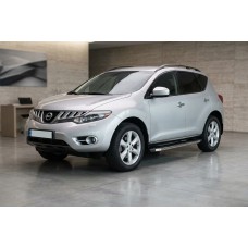 Бокові пороги BlackLine (2 шт., алюм.) для Nissan Murano 2008-2014 рр