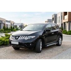 Бокові пороги New Vision Black (2 шт., алюм.) для Nissan Murano 2008-2014 рр
