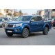 Боковые пороги BlackLine (2 шт., алюминий) для Nissan Navara/NP300 2016- гг