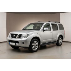 Бокові пороги Tayga Black (2 шт., алюміній) для Nissan Pathfinder R51 2005-2014 рр