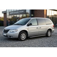 Бокові пороги BlackLine (2 шт., алюміній) для Chrysler Voyager 2001-2007 рр