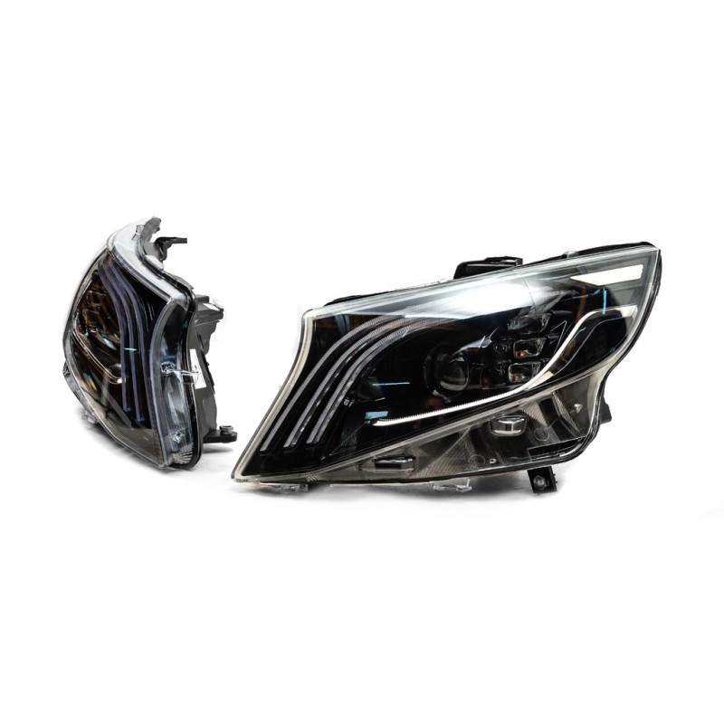 Передні фари LED (Maybach-дизайн, 2 шт) для Mercedes Vito / V-class W447 2014- рр