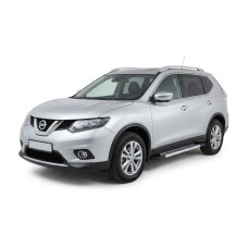 Бокові пороги New Vision Grey (2 шт., алюміній) для Nissan X-trail T32/Rogue 2014-2021 рр