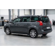 Бокові пороги BlackLine (2 шт., алюміній) для Peugeot 5008 2009-2016 рр