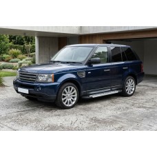 Боковые Подножки New Vision Grey (2 шт., Алюминий) для Range Rover Sport 2005-2013 гг