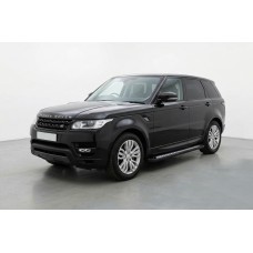 Бокові пороги New Vision Black (2 шт., алюміній) для Range Rover Sport 2014-2022 рр