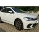 Молдинг дверний (4 шт, нерж) для Volkswagen Polo 2017- рр