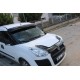 Козирьок на лобове скло (чорний глянець, 5мм) для Fiat Doblo II 2010-2022 рр