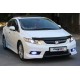 Дефлектор капоту (EuroCap) для Honda Civic Sedan IX 2011-2016 рр