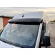 Козирьок на лобове скло (чорний глянець, 5мм) для Mercedes Sprinter W907/W910 2018- рр Козирьок на лобове скло (чорний глянець, 5мм) для Mercedes Sprinter W907/W910 2018- рр