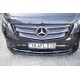Передня Lip накладка EuroCap (чорна) для Mercedes Vito / V-class W447 2014- рр