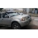 Козирьок на лобове скло (чорний глянець, 5мм) для Nissan NP300 1999-2015