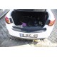 Накладка на задній бампер EuroCap (Sedan, ABS) для Opel Astra J 2009-2015 рр