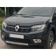 Дефлектор капота (EuroCap) для Renault Logan II 2013-2022 гг