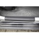 Накладки на дверные пороги EuroCap (2 шт, ABS) для Volkswagen Caddy 2015-2020 гг